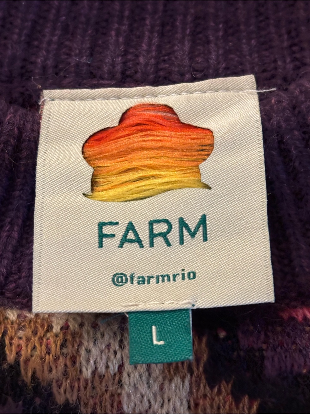 FARM Rio Sweater size Large - Picture 3 of 3